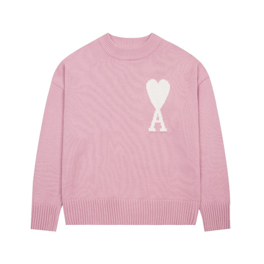 "Heart" Sweater Rose