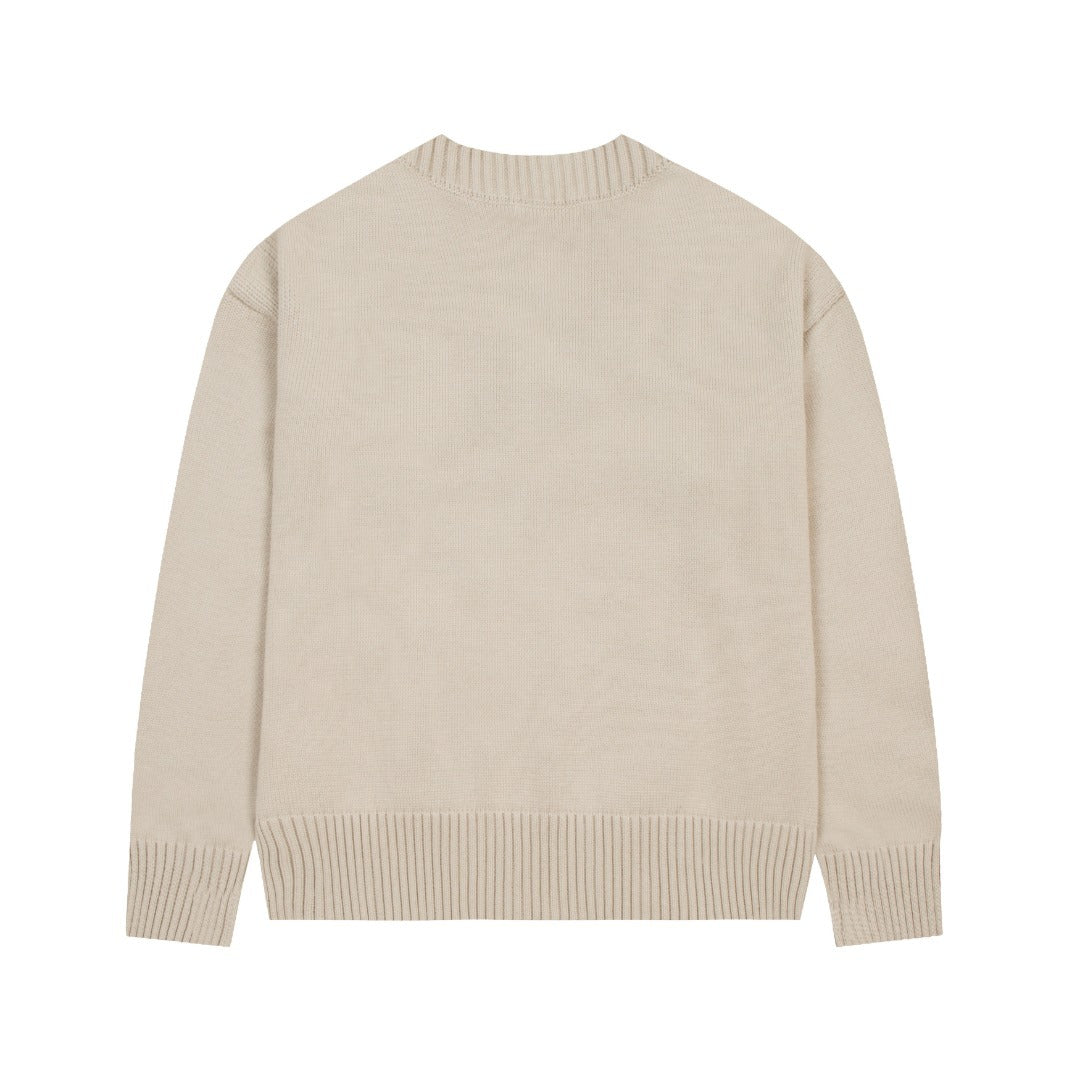 "Heart" Sweater Cream