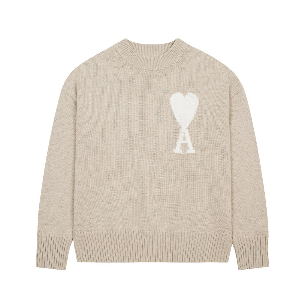 "Heart" Sweater Cream