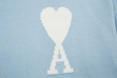 "Heart" Sweater Babyblue