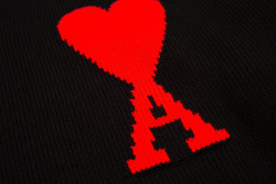 "Heart" Sweater Black