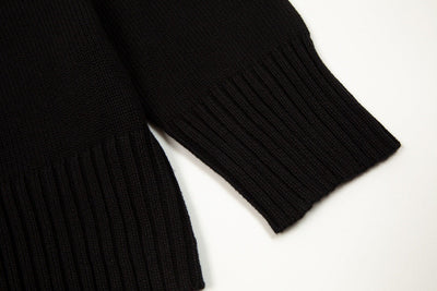 "Heart" Sweater Black