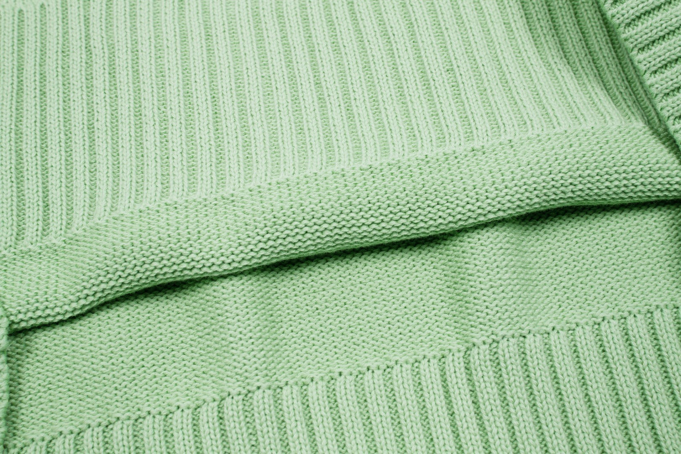 "Heart" Sweater Mint